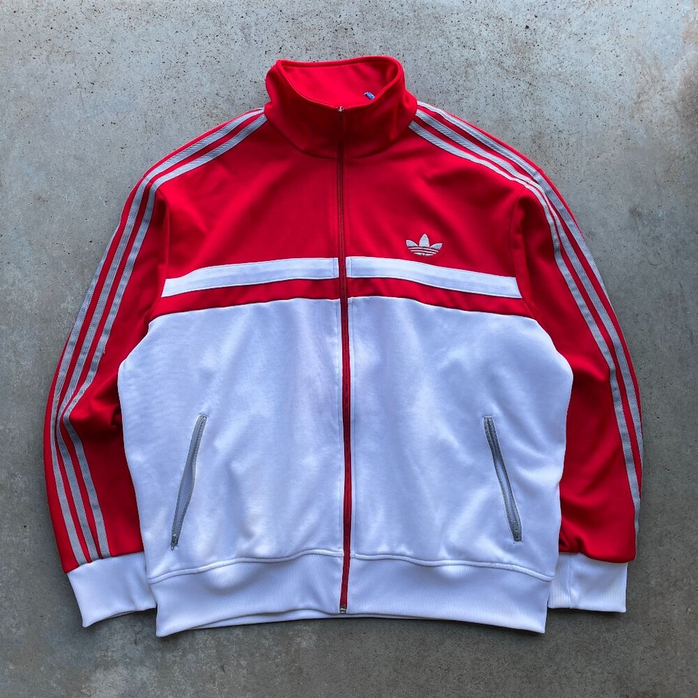 Adidas Men's Icon Firebird Track Jacket Trefoil Logo Full Zip Size XL